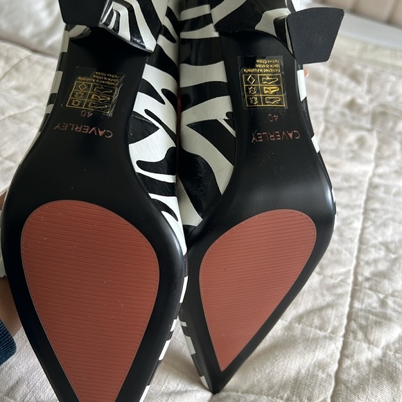 Caverley Zebra Print Pumps - Picture 9 of 10